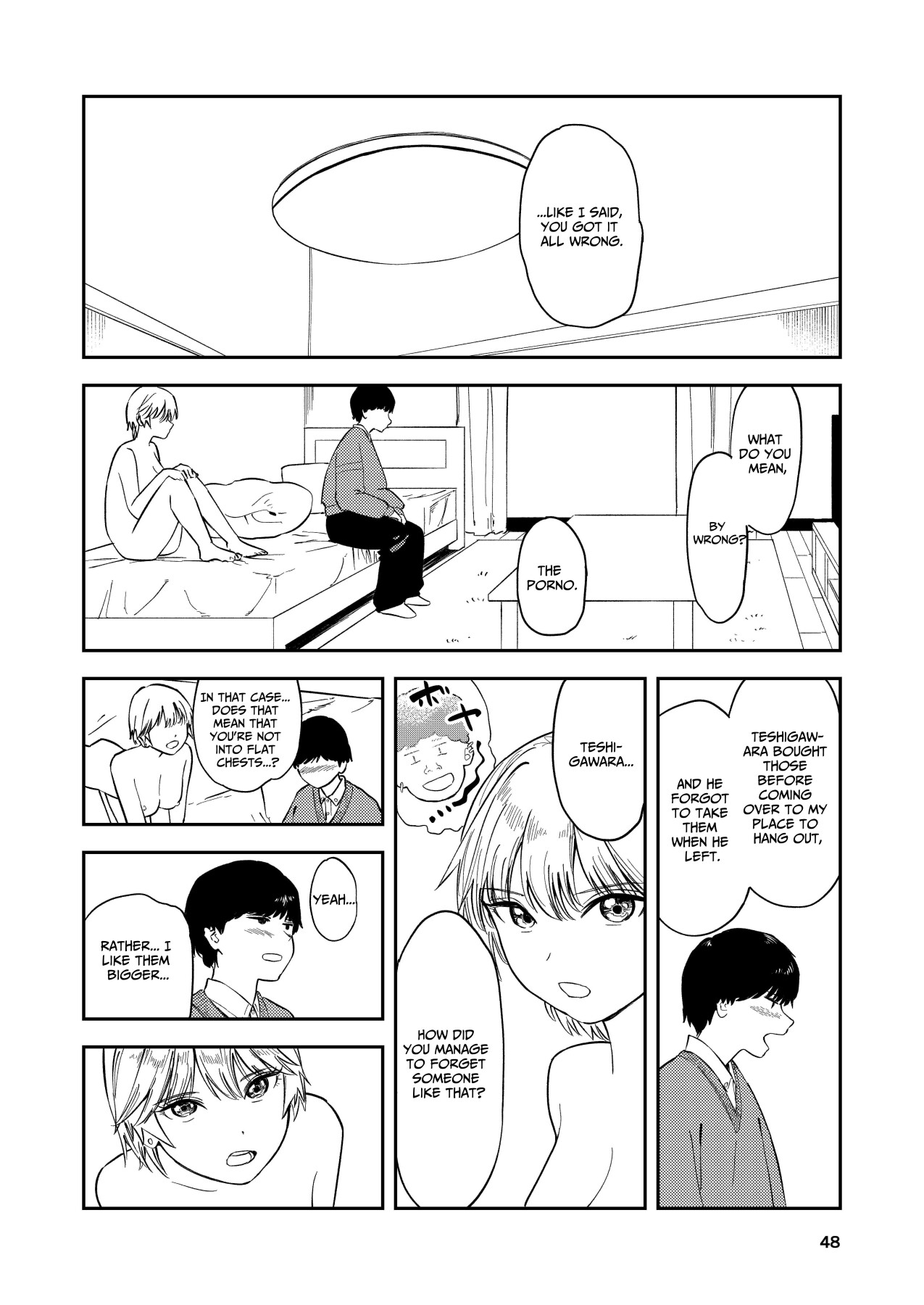Hentai Manga Comic-Although he's always cold, but when it comes to sex he says -Read-47
